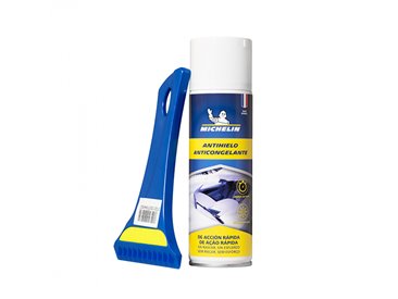 [72.9408] KIT SPRAY DÉGLAÇANT MICHELIN 300ML + GRATTOIR
