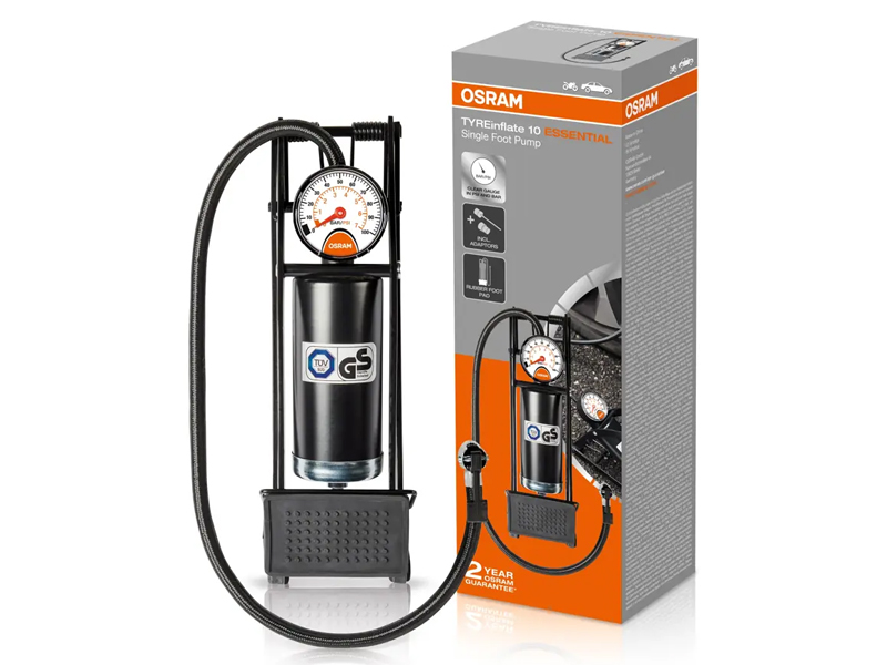 [06.OFP10ESN] FOOT PUMP TYREinflate 10 ESSENTIAL OSRAM