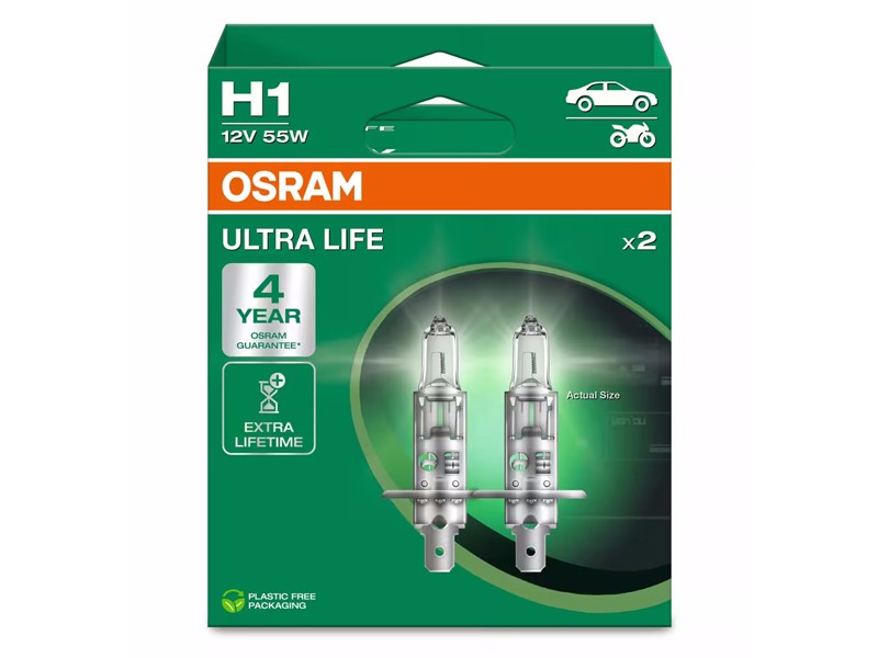 Lamp H1 Osram Ultra Life 12V 55W (Box 2)