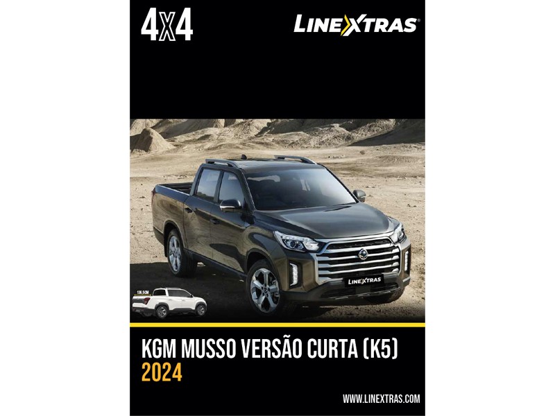 Catalogue KGM MUSSO VERSION COURTE (K5)