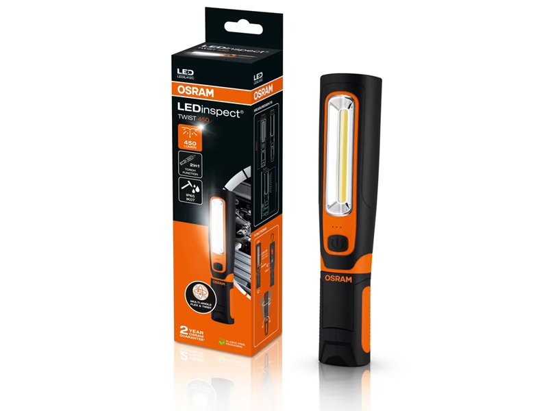 [06.LEDIL412C] LINTERNA LEDINSPECT TWIST450 CARGADOR USB-C