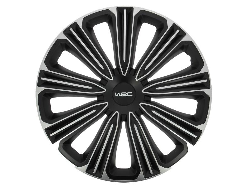 [72.7490] JOGO 4 TAMPÕES DE RODA 14'' BICOLOR WRC