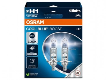 H1 80W 12V Lamparas Cool Blue Boost (Cx2)