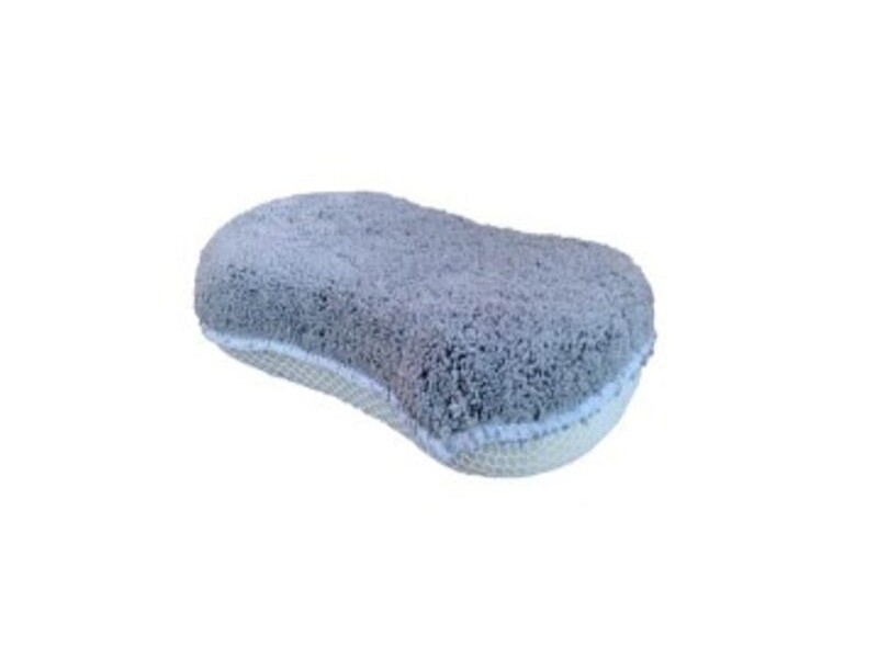 EPONGE DOUBLE FACE MICROFIBRE/FILET 20x10x4.5 CM