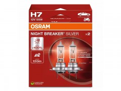 Lamps H7 Osram Night Breaker Silver (Cx2)