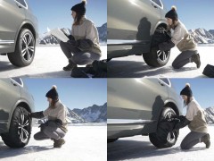 Chaînes à neige, revêtement textile antidérapant, taille XL