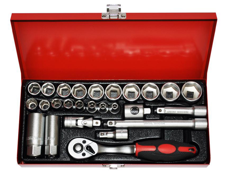 [72.211421] PRECISION STEEL Coffret 26 pièces  3/8"