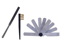 [72.300204] PRECISION STEEL SPARK PLUG KIT: BRUSH+FILE+WEDGES