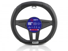 BLACK DOUBLE D STEERING WHEEL COVER 35CM SPARCO