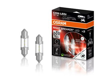 [06.6418DWNB-ECE-2HB] AMPOULES LED DE CONDUITE NIGHT BREAKER C5W ECE