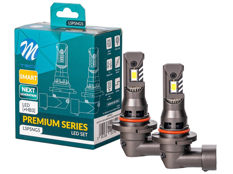 [16.LSPSNG5] KIT 2 LAMPADAS LED HB3 PREMIUM SMART SERIES NG CANBUS 12V