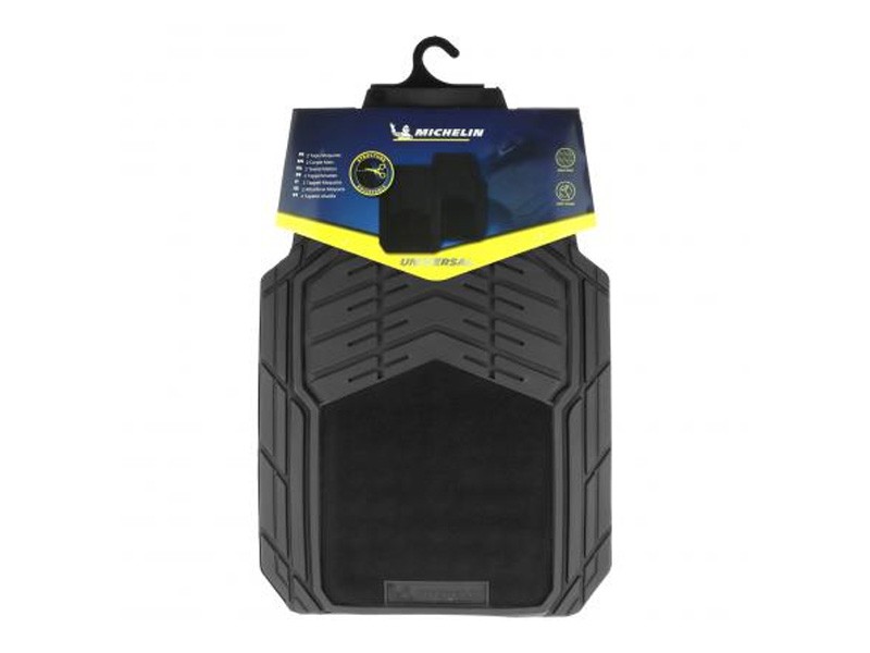 MICHELIN JUEGO 2 ALFOMBRRAS DELANTERAS CAUCHO Y MOQUETA