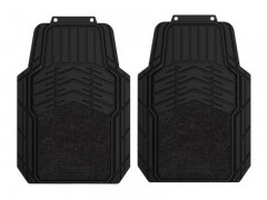 MICHELIN 2 TAPIS AVANT PVC MOQUETTE NOIRS UNIVERSELS
