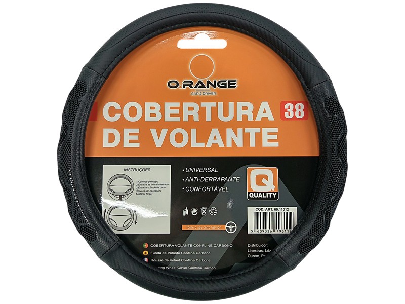 STEERING WHEEL COVER CONFLINE CARBON