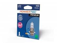 LÁMPARA HALÓGENA POWERTEC PREMIUM H3 12V 55W PK22S