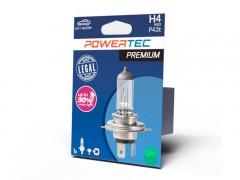 Bombilla halógena Powertec Premium H4 9003 HB2 12V 60/55W P43T