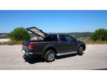 Sport-Lid Aluminio Preto Mitsubishi L200 2015+ Club Cab Upstone