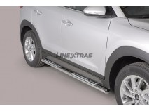 Side Steps Hyundai Tucson 2015+ Stainless Steel DSP