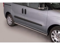 Side Protections Fiat Doblo 2010+ Stainless Steel Tube 63MM