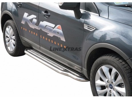 Estriberas Ford Kuga 08-12 Inox C/ Plataforma