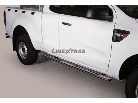 Estribos Ford Ranger 09-11 CD Inox DSP