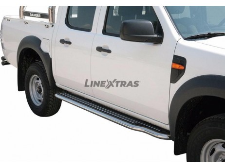 Marche Pieds Ford Ranger DC 09-11 Inoxydable Avec Plateforme
