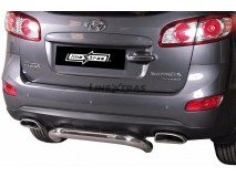 Rear Protection Hyundai Santa Fe 10-12 Stainless Steel 76MM
