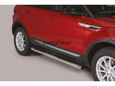 Side Steps Land Rover Evoque 2016+ Stainless Steel Tube 76MM