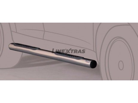Estribos Mitsubishi Pajero 3.2 TDI Wagon Version 00-02 Inox Tubo 76MM