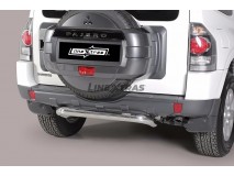 Rear Protection Mitsubishi Pajero 2007+ Stainless Steel 76MM