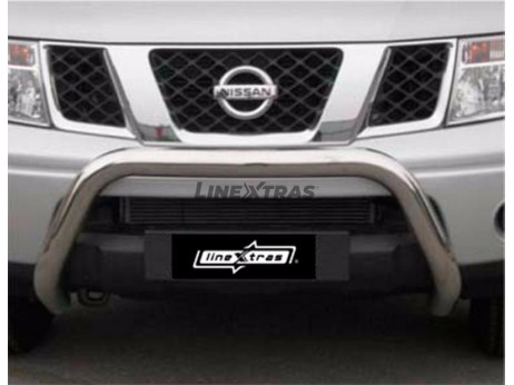 Big Bar U Nissan Navara D40 05-10 Inox 76MM C/ EC