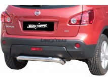 Rear Protection Nissan Qashqai 07-10 Stainless Steel 76MM