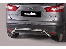 Rear Protection Nissan Qashqai 14-16 Stainless Steel 50MM