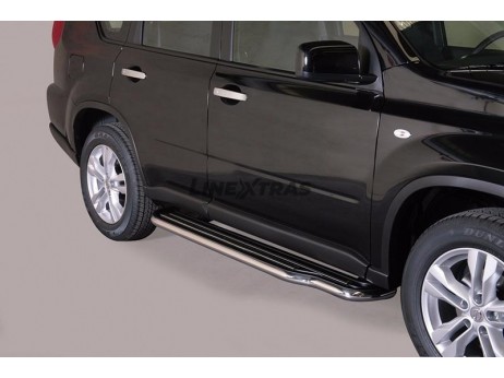 Estribos Nissan X-Trail 11-14 Inox C/ Plataforma