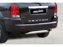 Rear Protection Ssangyong Rexton 04-06 Stainless Steel 76MM