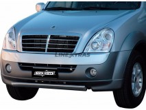 Front Protection Ssangyong Rexton II 2006+ Stainless Steel Oval