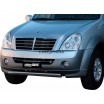 Front Protection Ssangyong Rexton II 2006+ Stainless Steel Oval
