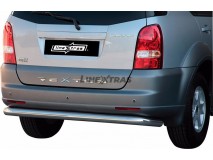 Rear Complete Protection Ssangyong Rexton II 2006+ Stainless Steel 76MM