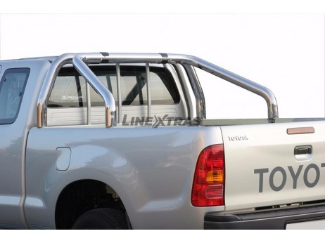 Doble Roll-Bar Toyota Hilux 06-16 Inox S/ Traviesa lateral