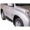 Estribos Toyota Land Cruiser 150 2009+ 3P Inox C/ Plataforma