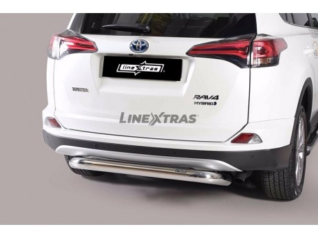 Protección Trasera Toyota Rav 4 2016+ Inox 76MM