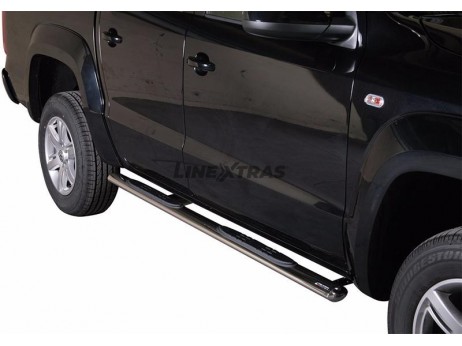 Estribos VW Amarok 2010+ Inox GPO