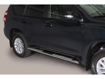 Side Steps Toyota Land Cruiser 2018+ 5D Stainless Steel DSP