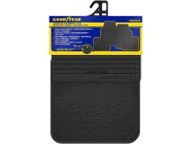 Juego 4 Alfombras PVC + Moqueta Goodyear Negro GOD9018