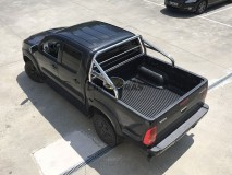 Roll-Bar Toyota Hilux 05-15 Inox C/ Proteção Vidro