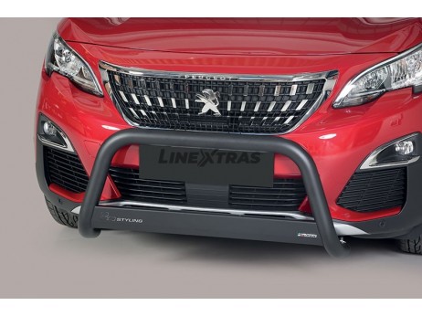 Big Bar U Peugeot 3008 2016+ Inox Preto C/ EC