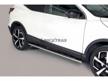 Side Steps Nissan Qashqai 2014+ Stainless Steel GPO