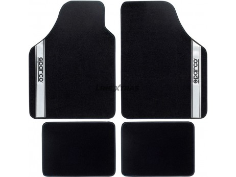 Juego 4 Alfombras Sparco Corsa Strada 2012 B Gris